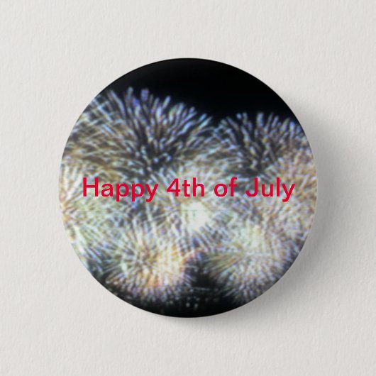 Happy 4 van JuliButton Ronde Button 5,7 Cm (Voorkant)