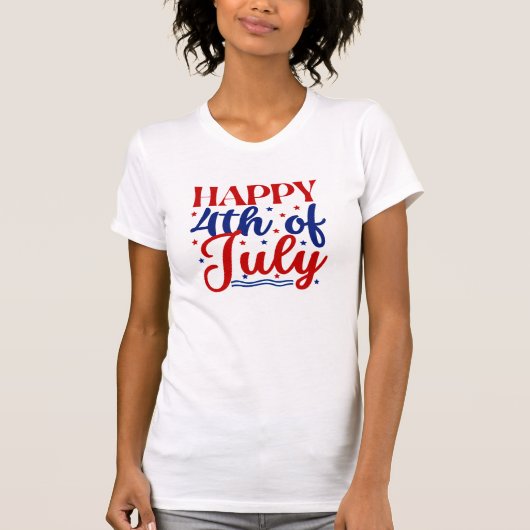 Happy 4e juli t-shirt (Voorkant)