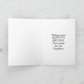 Happy 4th Birthday Kaart (Binnen)