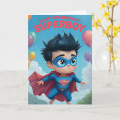 Happy 4th Birthday-kaart Kaart (Gele Bloem)