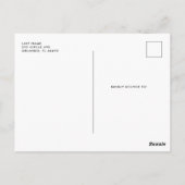 Happy 4th Birthday Kinder Party Briefkaart (Achterkant)