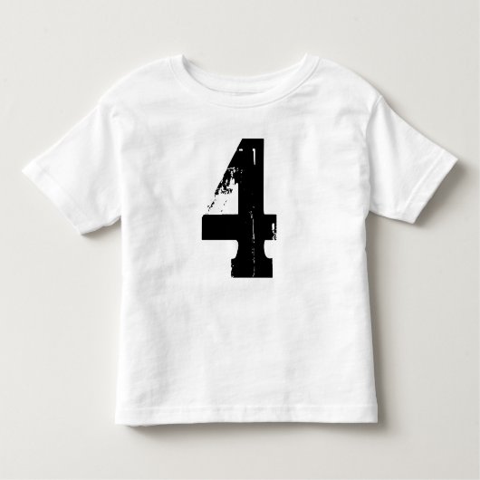 Happy 4th Birthday Kinder Shirts (Voorkant)