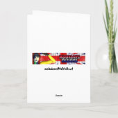 Happy 4th Birthday Monkey Banana Kaart (Achterkant)