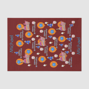 Happy 4th Birthday Tissue Paper #4 Tissuepapier