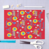 Happy 4th Birthday-weefselpaper #4 Birthday Tissuepapier (Craft)