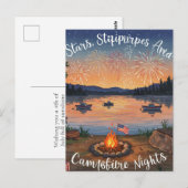 Happy 4th juli poten voor vrijheid Briefkaart (Voorkant / Achterkant)