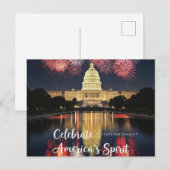 Happy 4th juli poten voor vrijheid Briefkaart (Voorkant / Achterkant)