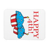 Happy 4th magneet (Horizontaal)