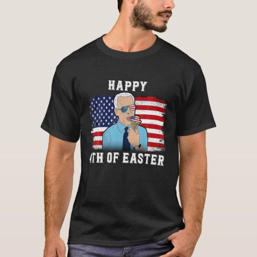 Happy 4Th Of Easter Funny Independence Day Anti Jo T-shirt (Voorkant)