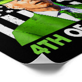 Happy 4th of Easter Funny Joe St Patricks Day Lepr Poster (Hoek)