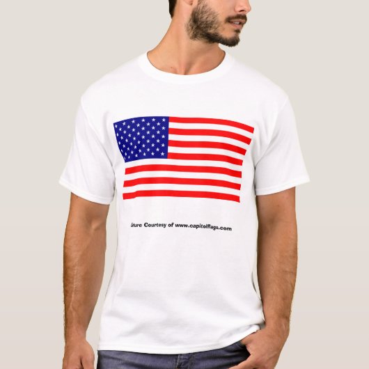 HAppy 4th of Jluy, God Bless America T-shirt (Voorkant)