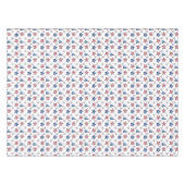 Happy 4th of Juli Cute Party Pattern Tablecloth Tafelkleed (Voorkant (Horizontaal))