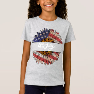 Happy 4th of Juli Meisjes T-shirt