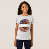 Happy 4th of Juli Meisjes T-shirt (Voorkant volledig)