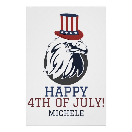 Happy 4th of Juli Onafhankelijkheidsdag Amerika pa Perfect Poster (Voorkant)