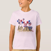 Happy 4th of Juli Verenigde Staten T-shirt (Voorkant)