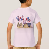 Happy 4th of Juli Verenigde Staten T-shirt (Achterkant)