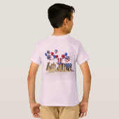 Happy 4th of Juli Verenigde Staten T-shirt (Achterkant volledig)