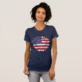Happy 4th of Juli Vrouws T-shirt (Voorkant volledig)