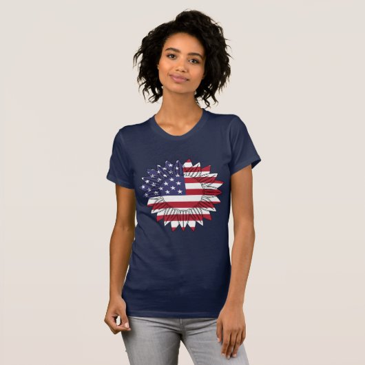 Happy 4th of Juli Vrouws T-shirt (Voorkant volledig)