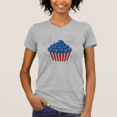 Happy 4th of Juli Vrouws T-shirt (Voorkant)