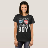 Happy 4th of July All American Boy T-shirt (Voorkant volledig)