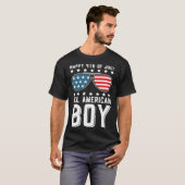 Happy 4th of July All American Boy T-shirt (Voorkant volledig)