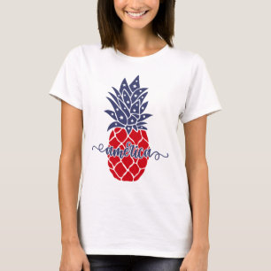 Happy 4th of July Ananas America T-shirt T-shirt
