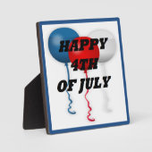 "HAPPY 4TH OF JULY" BALLOONS FOTOPLAAT (Voorkant)