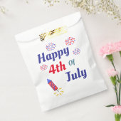 Happy 4th Of July Bedankzakje (Gezegeld)