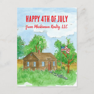 Happy 4th of July beroemd gemaakt door Realtor Fla Feestdagenkaart