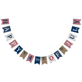 Happy 4th of July Bunting Banner