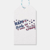 Happy 4th Of July Cadeaulabel (Voorkant)