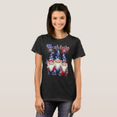 Happy 4th of July Celebrate with Gnome T-shirt (Voorkant volledig)