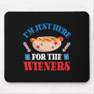 Happy 4th of July Day American Ik ben hier alleen  Muismat