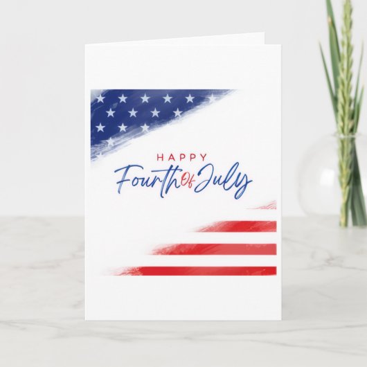 Happy 4th of July! Greeting Card Kaart (Voorkant)
