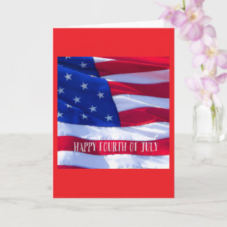 Happy 4th of July Greeting Card Kaart