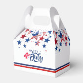 Happy 4th of July Hanging Stars ID1103 Bedankdoosjes (Voorkant Zijde)