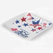 Happy 4th of July Hanging Stars ID1103 Papieren Bordje (Gebogen)