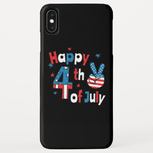 Happy 4th of July Independence Day Case-Mate iPhone Case (Achterkant)
