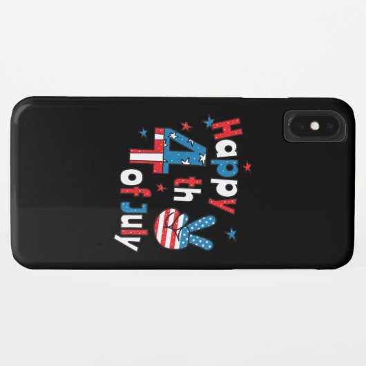Happy 4th of July Independence Day Case-Mate iPhone Case (Achterkant (horizontaal))
