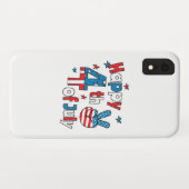 Happy 4th of July Independence Day Case-Mate iPhone Case (Achterkant (horizontaal))