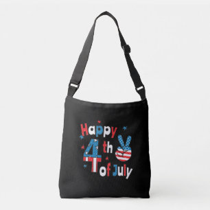 Happy 4th of July Independence Day Crossbody Tas