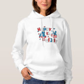 Happy 4th of July Independence Day Hoodie (Voorkant)