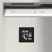 Happy 4th of July Independence Day Magneet (Insitu (Vaatwasser))