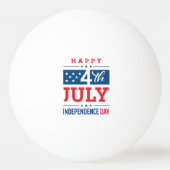 Happy 4th of July Independence Day Pingpongbal (Voorkant)