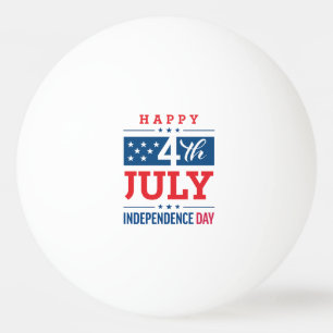 Happy 4th of July Independence Day Pingpongbal