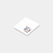 Happy 4th of July Independence Day Post-it® Notes (Schuin)