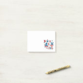 Happy 4th of July Independence Day Post-it® Notes (Op bureau)