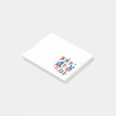 Happy 4th of July Independence Day Post-it® Notes (Schuin)